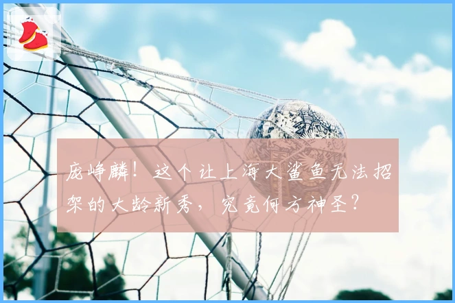 庞峥麟！这个让上海大鲨鱼无法招架的大龄新秀，究竟何方神圣？