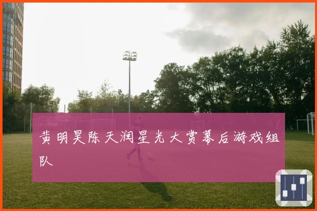 黄明昊陈天润星光大赏幕后游戏组队